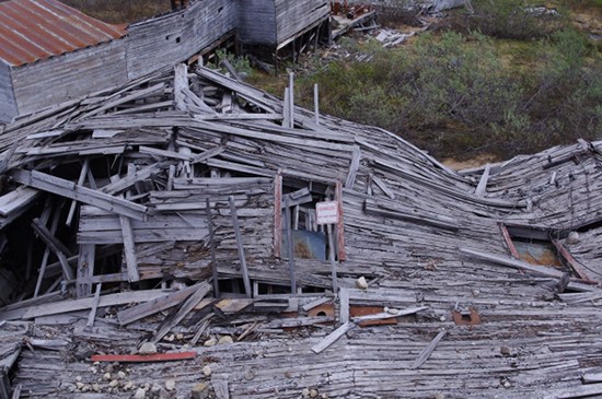 A building in Independence Mine, Hatcher Pass, Alaska A building in Independence Mine, Hatcher Pass, Alaska