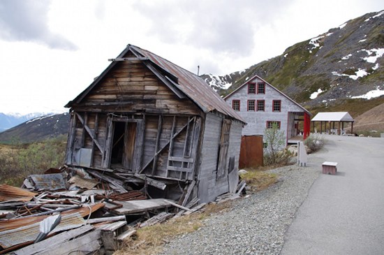 Several buildings in Independence Mine, Hatcher Pass, Alaska Several buildings in Independence Mine, Hatcher Pass, Alaska