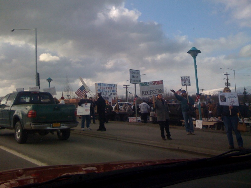 Tax day Tea Party in Wasilla, Alaska (3)