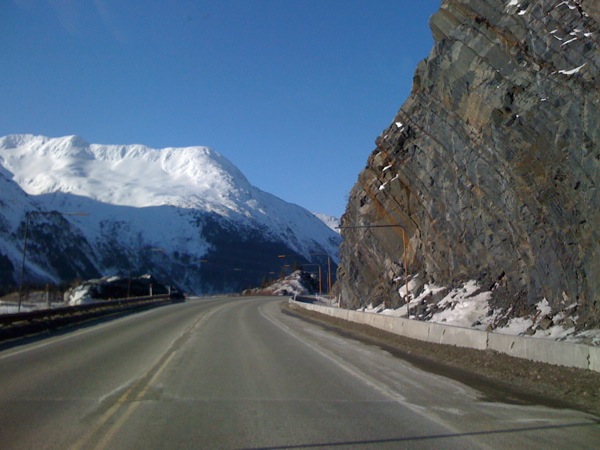 Portage and Whittier, Alaska area, winter, 2011