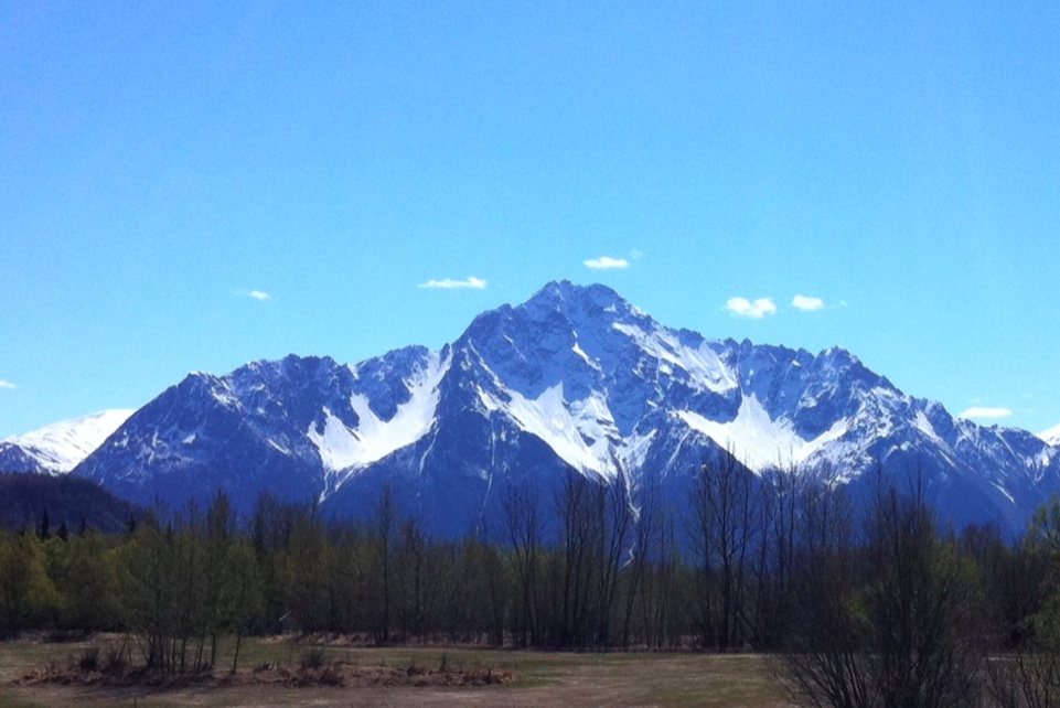 Photo from a bike ride in Palmer, Alaska today