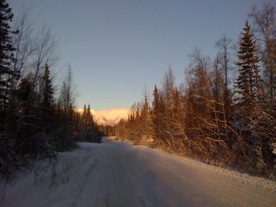 Wasilla, Alaska Hatcher Pass mountain - December 5, 2010