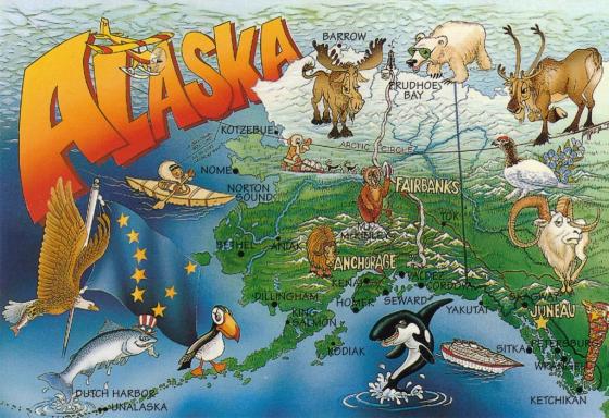 Alaska city locations Alaska city locations