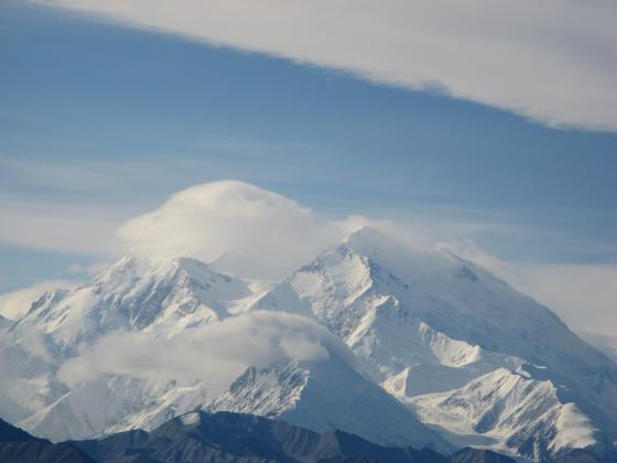 A view of Denali, from Fish Creek