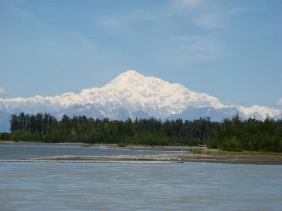Denali mountain range, from Talkeetna, Alaska
