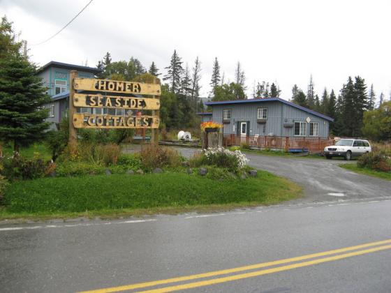 Homer Seaside Cottages entrance
