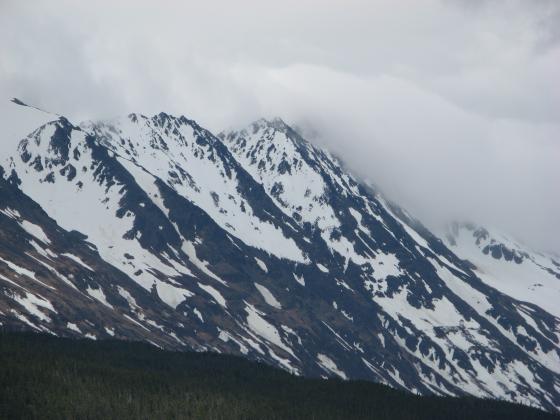 Mountains near Seward, Alaska