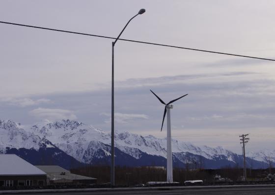 Seward, Alaska wind turbine