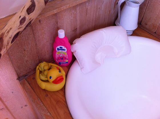 Talkeetna Roadhouse - Mr. Bubble bubble bath and rubber ducks