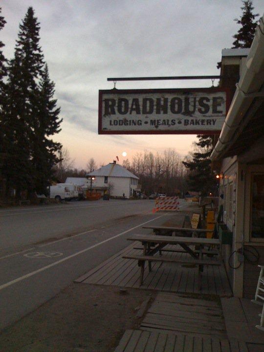 Talkeetna Roadhouse sign, Talkeetna, Alaska