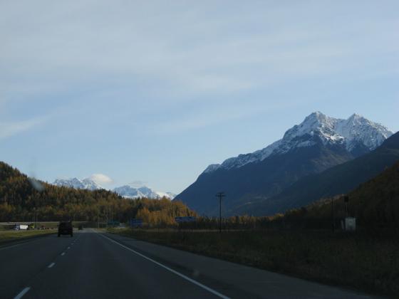 View from Anchorage to Wasilla
