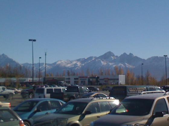 Wasilla mountain range and the termination dust