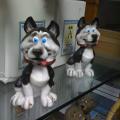 Bobblehead huskies, Seward, Alaska