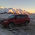 Car on Hatcher Pass, Alaska