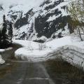 Deep snow in Stewart, British Columbia, May, 2007