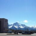 The MTA building in Palmer, Alaska (mountain backdrop)