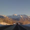 Mountain range in Palmer, Alaska