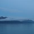 Seward, Alaska fog in Resurrection Bay