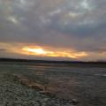 Sunset at the Talkeetna rivers, October 21, 2010