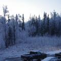 Wasilla snow, October 29, 2010 (parking lot)