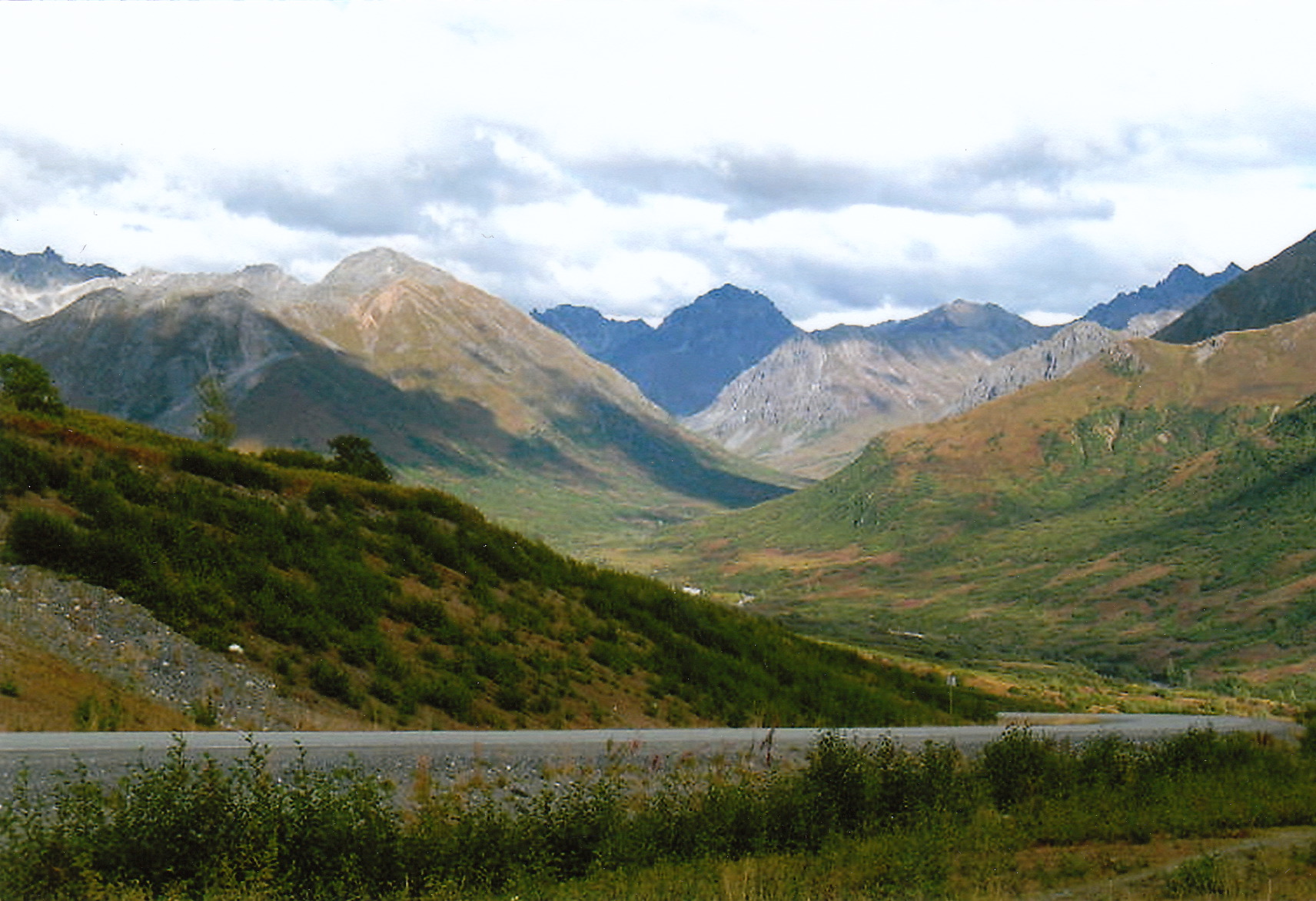The mountains of Hatcher Pass.